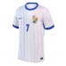 Camisa de Futebol França Antoine Griezmann #7 Equipamento Secundário Europeu 2024 Manga Curta